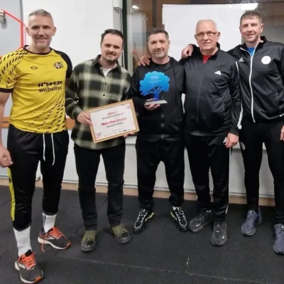 Das stolze Trainerteam